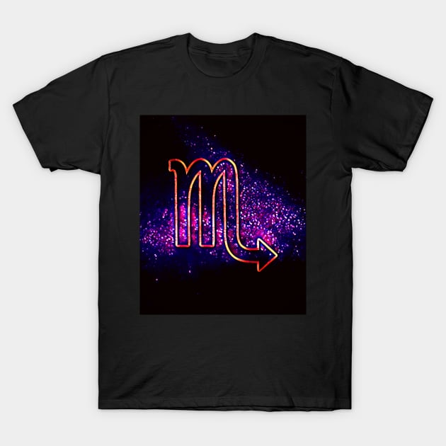 Scorpio (Retro Scorpio Zodiac) T-Shirt by Unique Designs